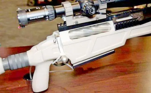 SIG 50 Виден затвор и прицел SIG 50 Приклад SIG 50 Дульный тормоз - фото 548