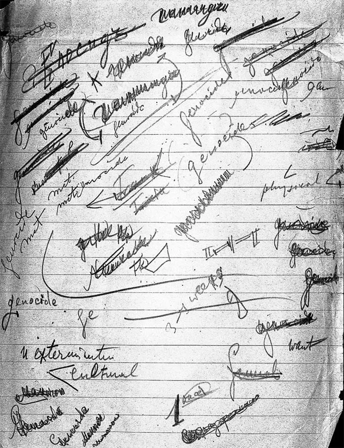 Черновик Лемкина Около 1945 Этот подробный и оригинальный анализ опирался на - фото 39