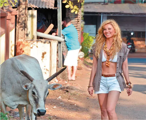Индия территория священных коров Съёмки клипа на песню Зима Москва - фото 126