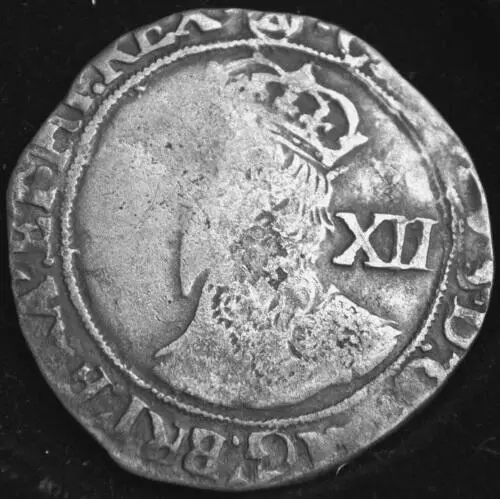 Обрезанный английский серебряный шиллинг Сер XVII в В результате в - фото 47