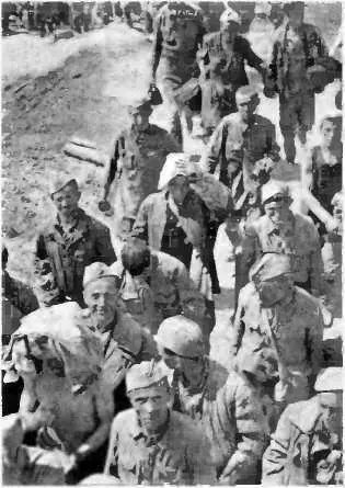 Советские пленные Восточный фронт лето 1943 г Расчет заряжает - фото 36