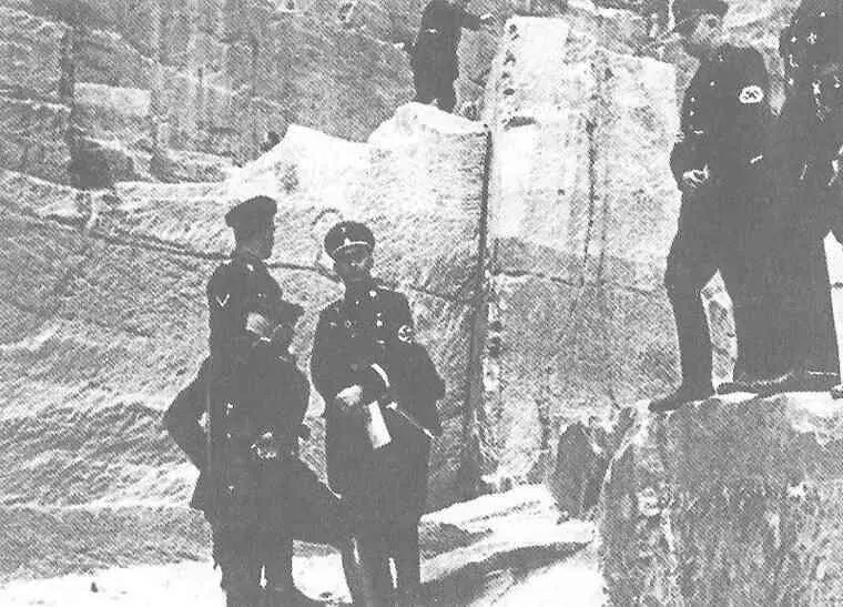 Где руны Гиммлер посещает каменоломни в Пфальце Новые товарищи Гиммлер - фото 32