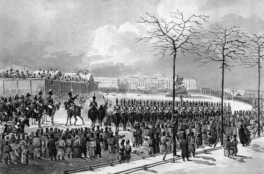 Восстание Декабристов 14 декабря 1825 г на Сенатской площади Генерал от - фото 10