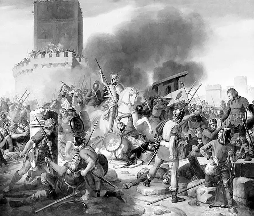 Граф Эд защищает Париж от нападения викингов Худ ЖанПьер Франк 1837 - фото 70