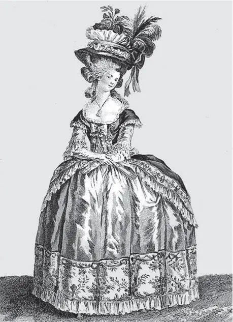 Мода времен Марии Антуанетты 1780е годы Еще более забавный случай в 1768 - фото 87