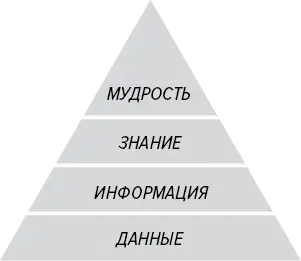 Двигайтесь к вершине информационной иерархии Данные Это основание пирамиды - фото 18
