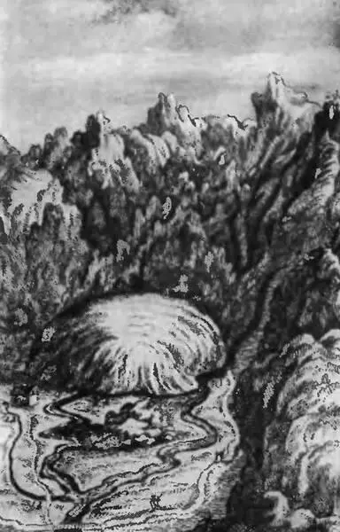 VIII Ронский ледник к 1720 г К 1720 г Ронский ледник образуя pecten - фото 90