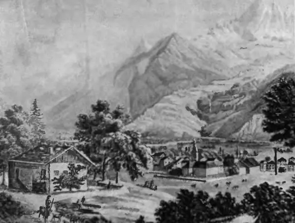 XVI Первая научная карта МердеГляс 1842 г 129 XVII Ледник Аржантьер - фото 99