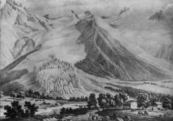 XXIII и XXIV Ледник Бренва 1767 и 1966 гг Рисунок Жалабера 1767 г - фото 105