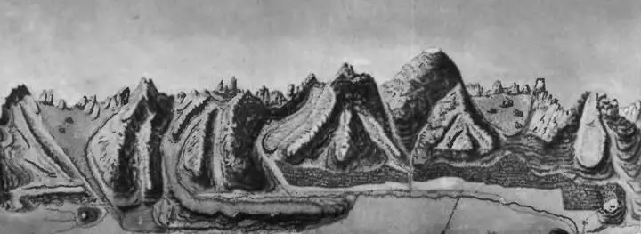 XXVIII и XXIX Вид с Монтенвера 1781 и 1966 гг Старинная иконография XVIII - фото 111