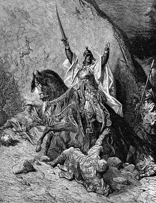 Победоносный Саладин Художник Гюстав Доре 1850е гг Ближе к настроению - фото 250