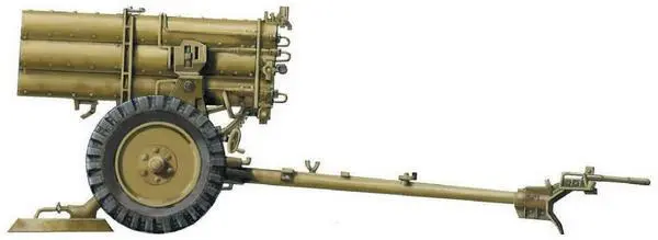 15 cm NbW 41 Nebelwerfer германский 15см шестиствольный дымовой миномёт - фото 36