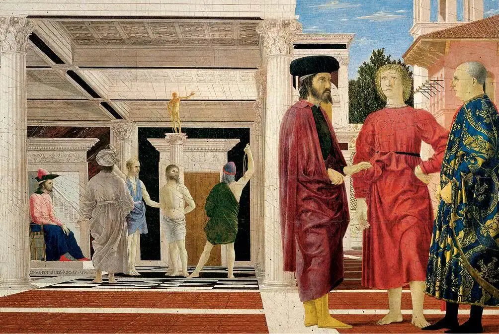 Пьеро делла Франческа Бичевание Христа 14531460 Урбино Национальная - фото 81