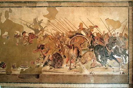 Рис 119 Мозаика Битва при Иссе Ок 100 года до н э Национальный - фото 20