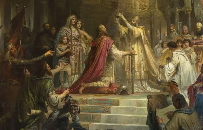 Рис 137 Фридрих Каульбах Коронация Карла Великого 1861 Мюнхен - фото 38