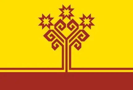 Элементы древней культуры несет на себе и флаг Чувашской Республики Он состоит - фото 233