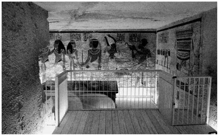 Гробница Тутанхамона Фотография сделана из передней комнаты мы видим северную - фото 41