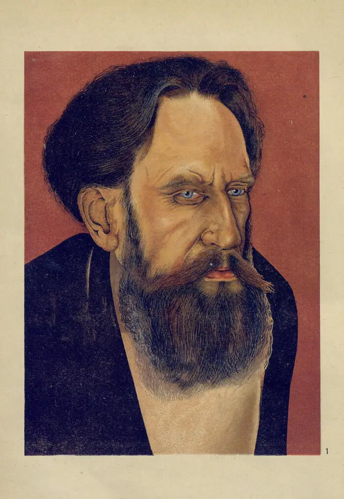 Портрет Отто Юльевича Шмидта написанный Львом Канторовичем во время экспедиции - фото 4