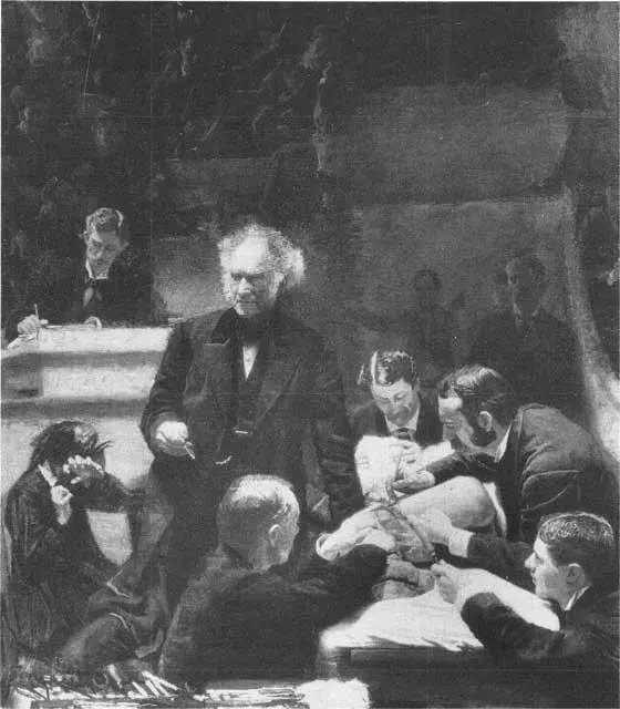 Клиника Гросса Написанная в 1875 году картина Томаса Икинса с изображением - фото 22