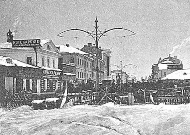 Москва Пресня Декабрь 1905 года Все стихло То что осталось от баррикады - фото 25