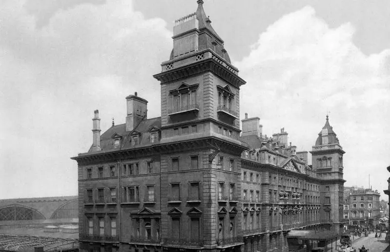 Отель Грейт Вестерн в Паддингтоне Великобритания 1890е годы Паровоз - фото 15
