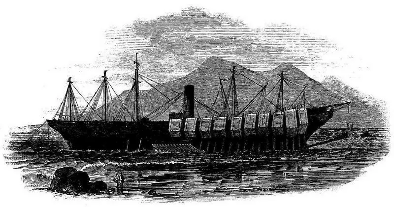 Пароход Грейт Бритн Иллюстрация в London News 21 августа 1847 года - фото 29