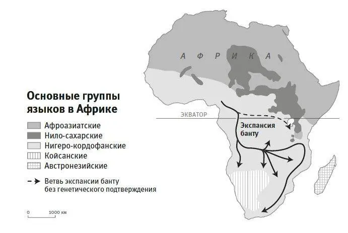 Рис 26Вследствие экспансии банту в последние 4 тысячи лет на сегодняшний день - фото 44