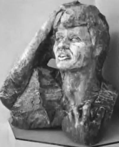 Бюст Сергея Есенина Скульптор С Конёнков 1920 г Москва Музей Серебряного - фото 56
