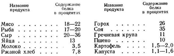 Как видно из приведенных данных содержание белка в продуктах животного - фото 180