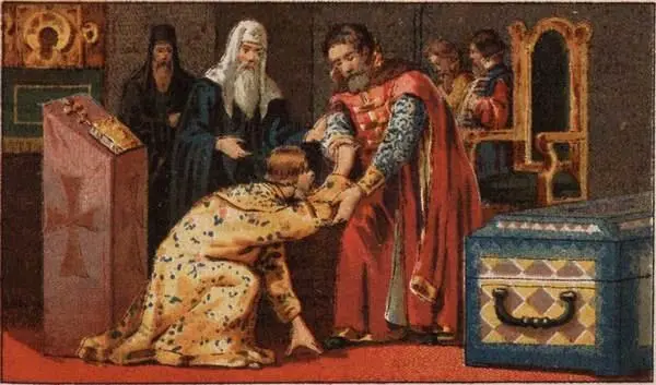 Примирение князя Василия II Темного с Шемякою Иоанн III уничтожает ханскую - фото 40