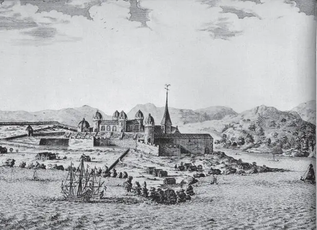 Слева направо Крепость Альмина 1668 год и Крепость Святого Антония Аксим - фото 5