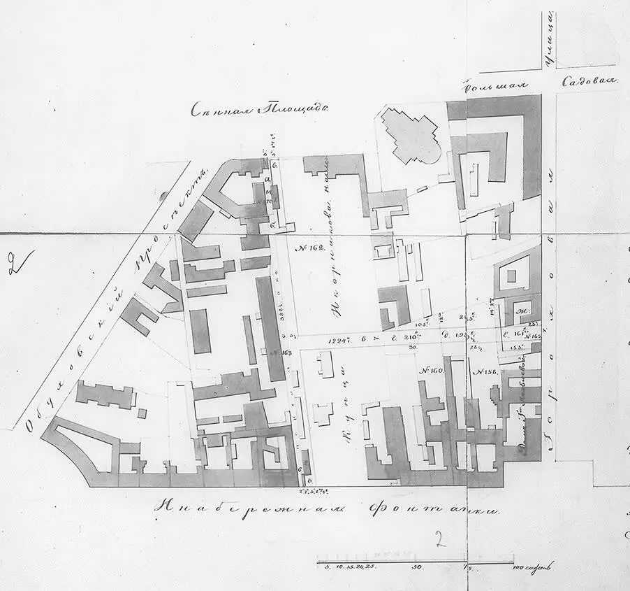 Рис 37 План Вяземской лавры 1843 года 171 171 ЦГИА СПб Ф 513 Оп 102 Д - фото 37