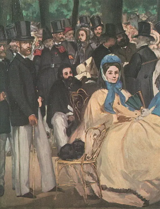 22 Эдуар Мане Музыка в Тюильри Фрагмент Холст масло 1862 год - фото 22