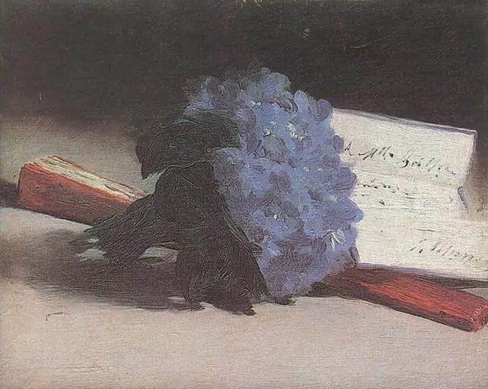 48 Эдуар Мане Букет сирени Холст масло 1872 год частная коллекция Мане - фото 48