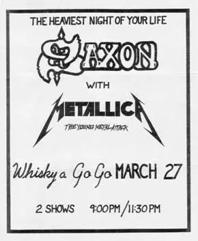 Историческая ночь для металла Metallica на разогреве у Saxon в клубе - фото 12