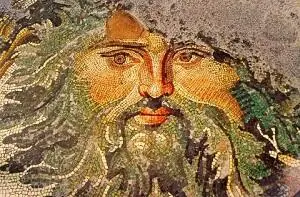 Маска Мозаика украшавшая пол Большого дворца в Константинополе VI в В VI в - фото 42