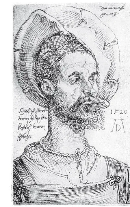 Портрет Феликса Гунгерсберга Рисунок пером 1520 г Портрет Себастиана - фото 130