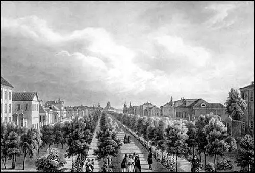 Москва Тверской бульвар 1820е На въезде в город войска уже были приведены - фото 43