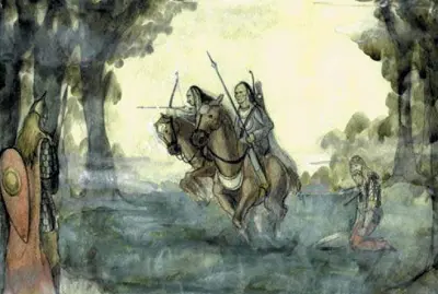 Жгулев Л Молодые марийские воины XVI века 2004 г Национальный музей РМЭ - фото 8
