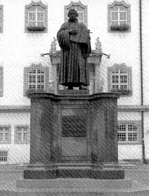 Памятник Мартину Лютеру на центральной площади Виттенберга Германия Этот - фото 17