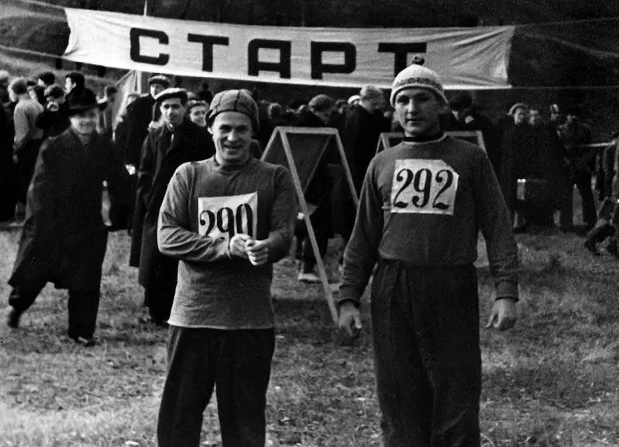 Кросс на первенство Москвы Студенческие годы На практике Киргизия 1955 - фото 9