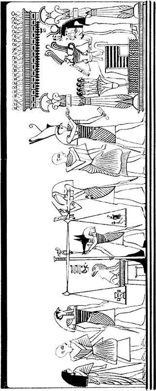 Озирис сидит главный наместник ря Амосиса в образе мумии тот самый Апопи - фото 56