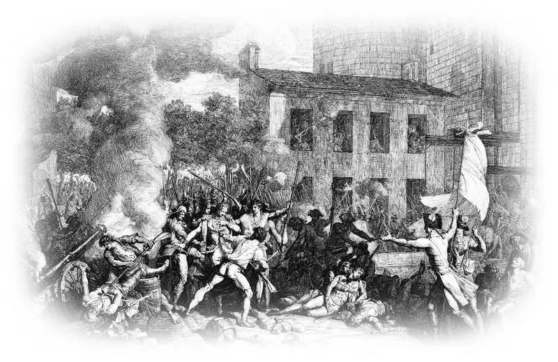 Штурм Бастилии Художник Шарль Тевенен 1792 г У Рима больше величия у - фото 88