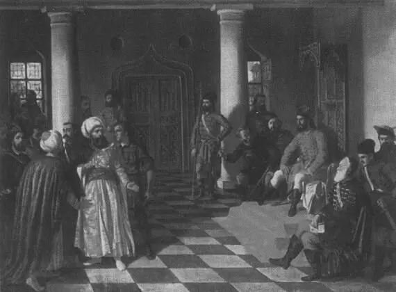 Влад Цепеш и турецкие послы Картина Теодора Амана 1864 г Ночная атака на - фото 19