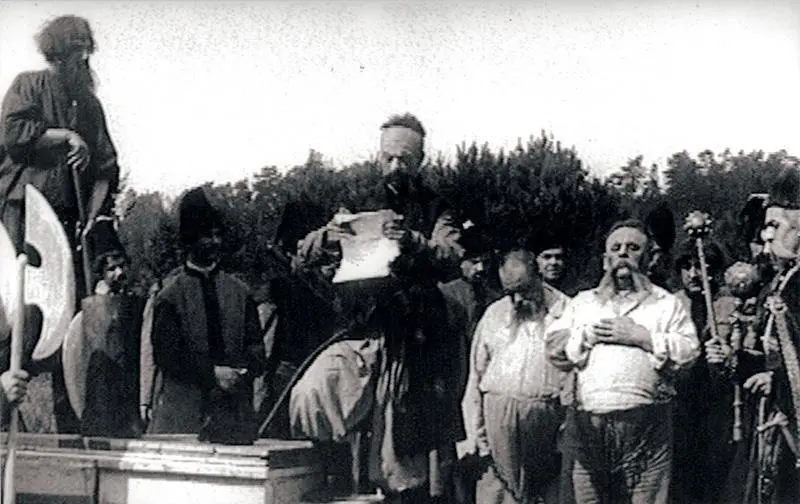 Кадры из фильма Мазепа реж В Гончаров 1909 Удачами 1910 года стали - фото 10