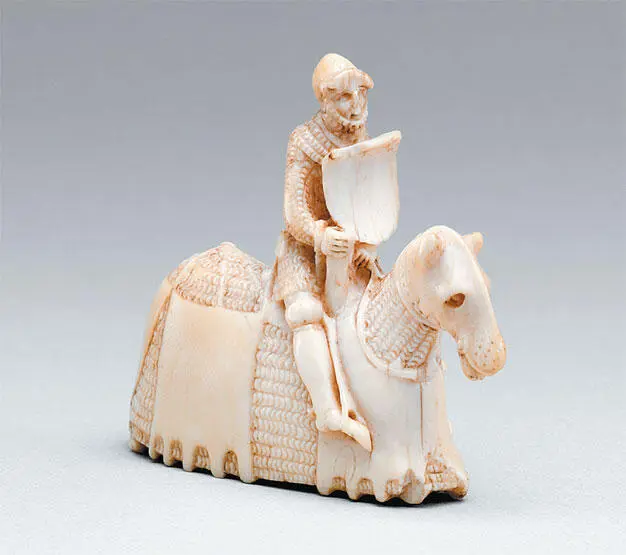 Шахматная фигура в форме рыцаря Слоновая кость Ок 13501360 - фото 22