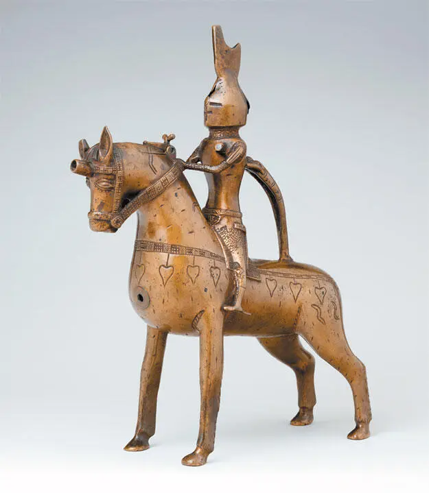 Водолей в форме рыцаря на коне Бронза Ок 1350 Метрополитенмузей НьюЙорк - фото 23