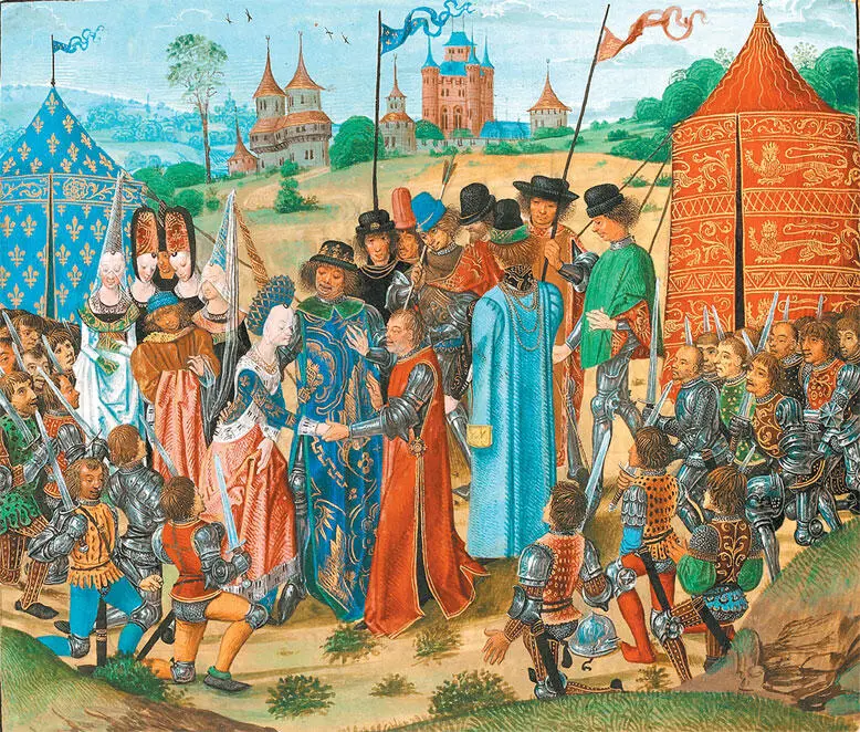 Свадьба Ричарда II и Изабеллы Французской Миниатюра из Хроник Фруассара XV - фото 38