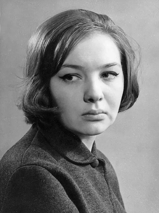 Портрет Натальи Теняковой 1960е Сергей Юрский с СУПРУГОЙ Натальей Теняковой - фото 16