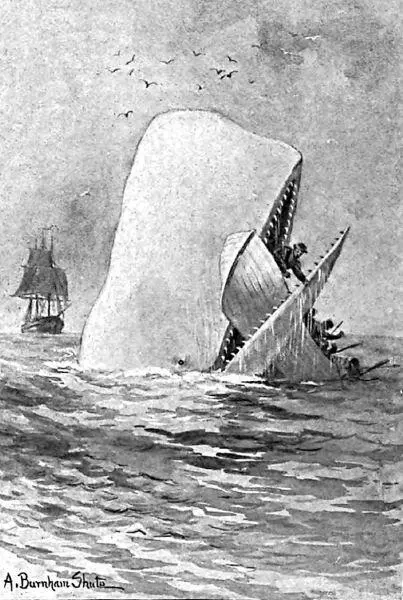 Рис 2 А Бёрнэм Шут Иллюстрация к Моби Дику 1851 Первая страница 1821 - фото 2